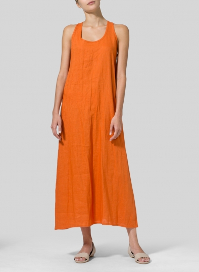 linen maxi dress