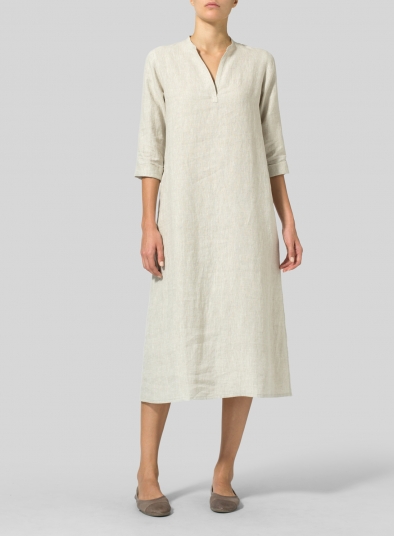 one size linen dresses