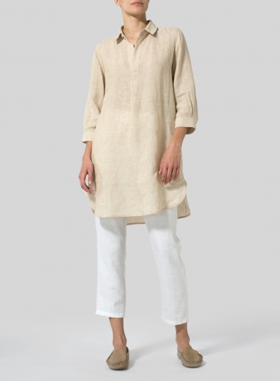 Linen Classic Shirt Tunic