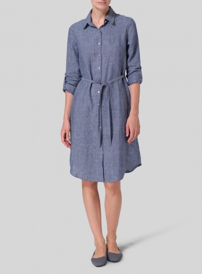 Linen Shirt Dress