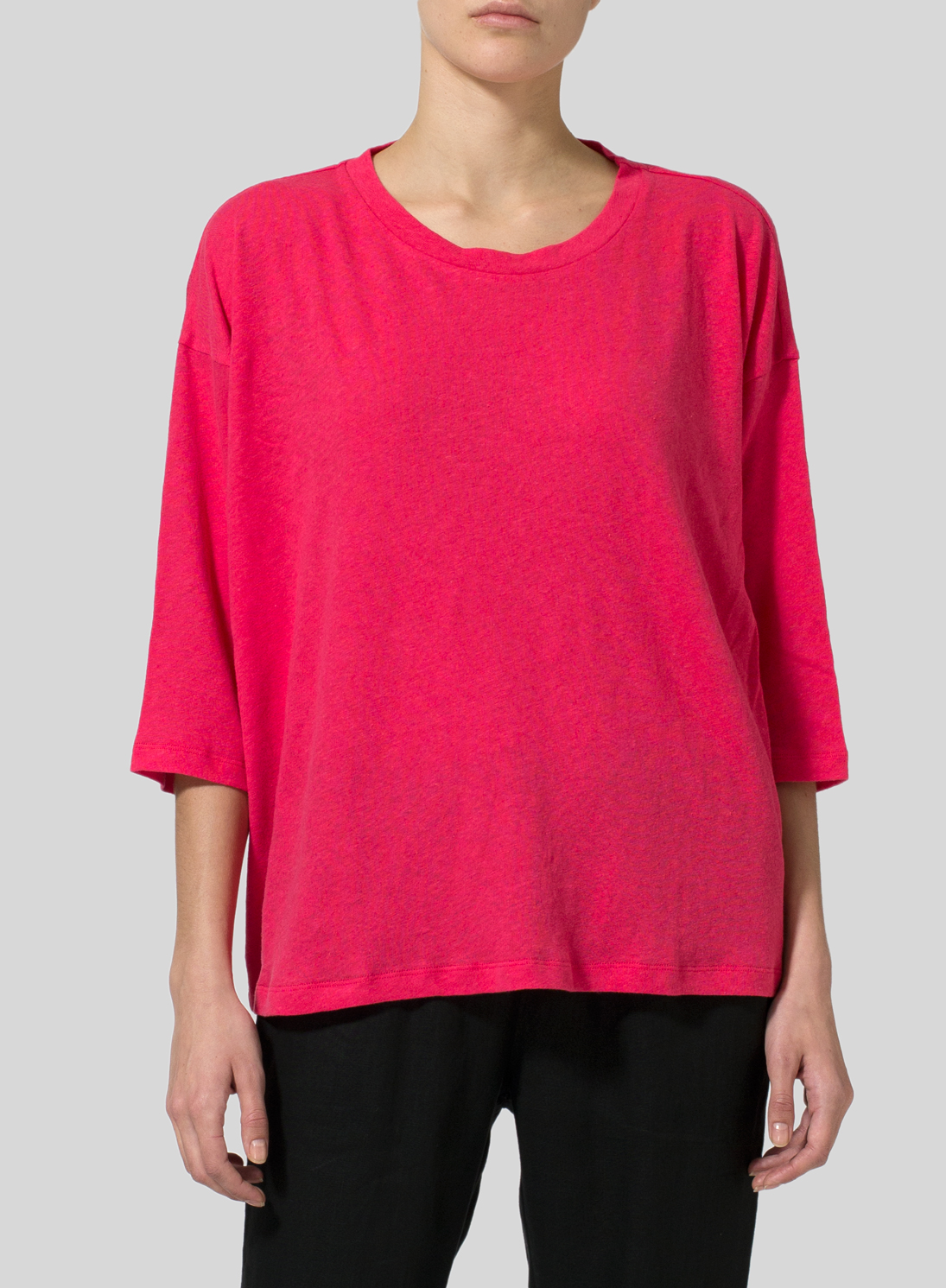 Linen Cotton Knit Top