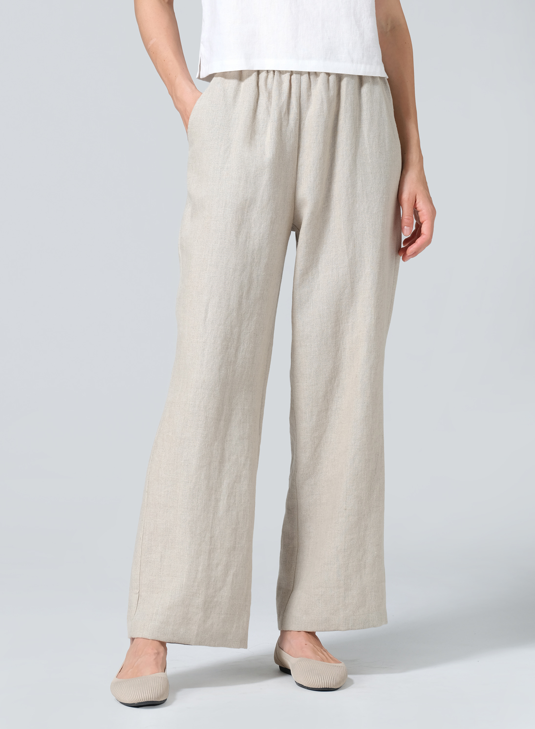 【美品】seed and soil Linen pants oat seed and soil】Linen pants (oat)