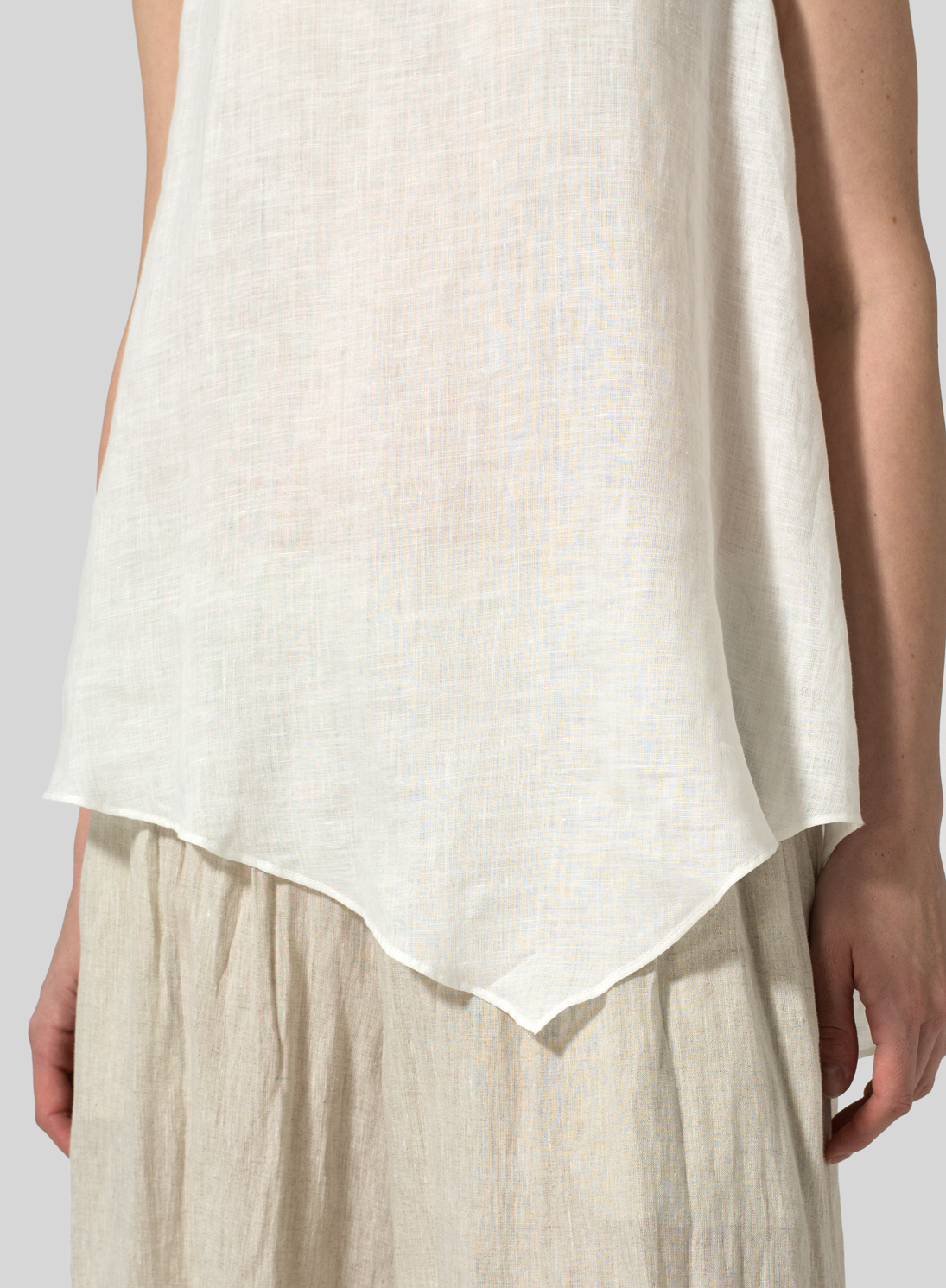 Lightweight Linen Vest