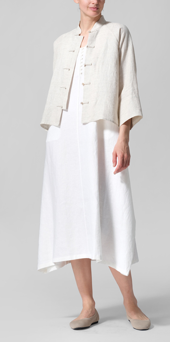 Pure Linen Suit Jacket with Dress