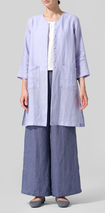 Lavender Linen Versatile Midi Top