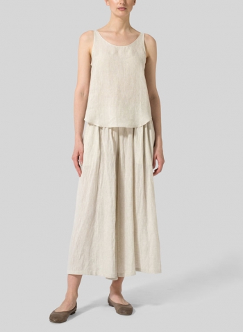 Oat Linen Thin Strap Cami