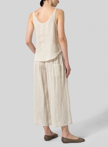 Oat Linen Thin Strap Cami