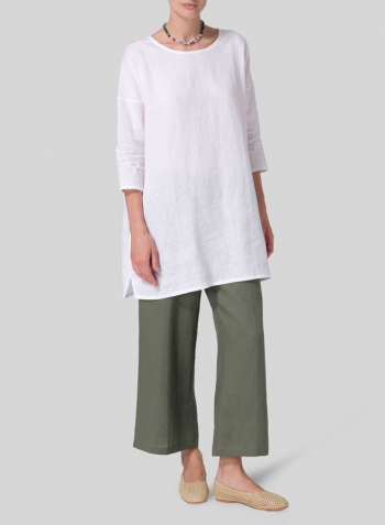 Linen Oversized Top