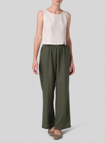 Linen Regular Long Pants