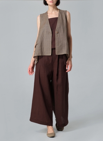 Soil Linen Casual Vest