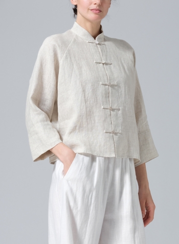 Oat Pure Linen Suit Jacket