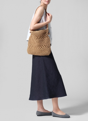 Linen Sleeveless Top Tank with Dress