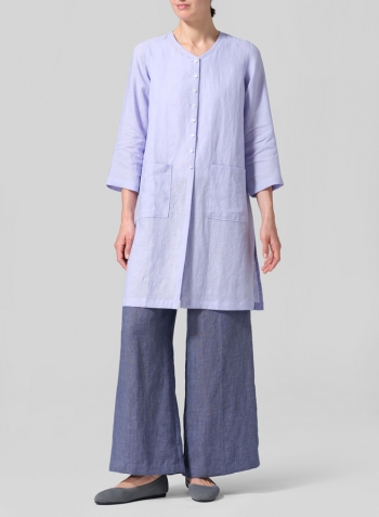 Lavender Linen Versatile Midi Top