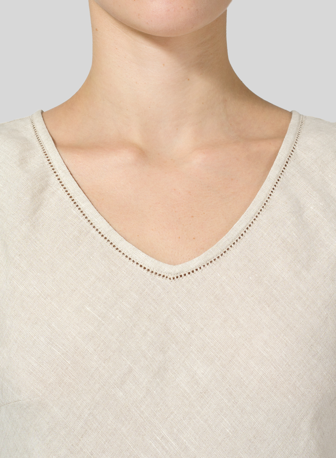 Linen Bias Cut Sleeveless Long Dress