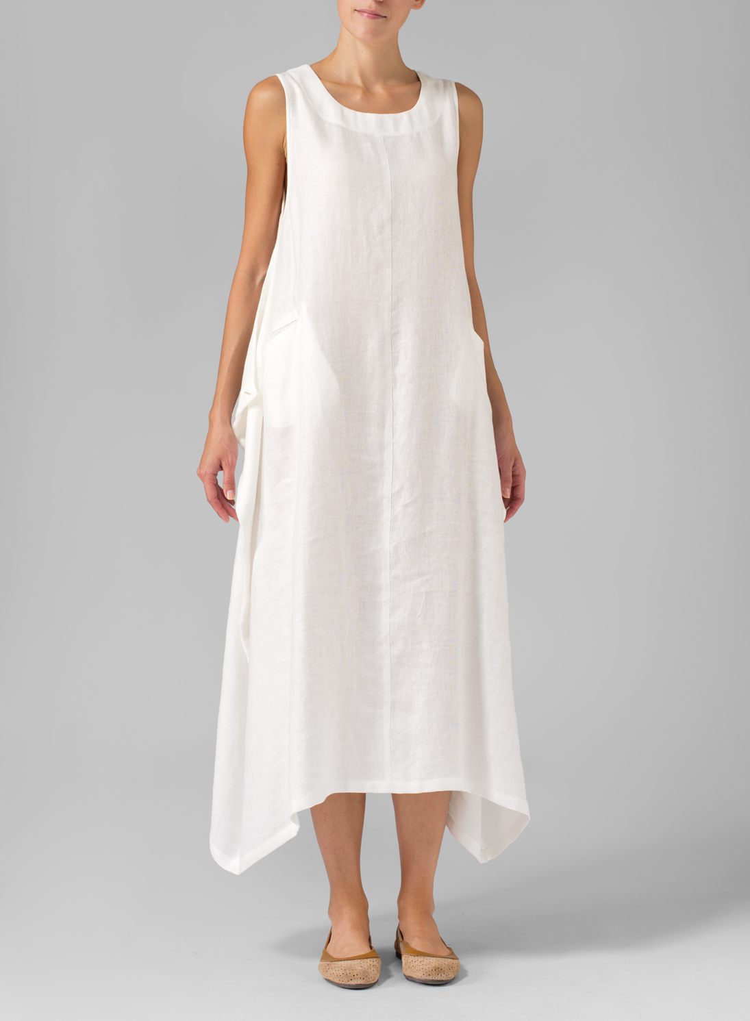 MISSY Clothing - Linen Sleeveless Long Dress
