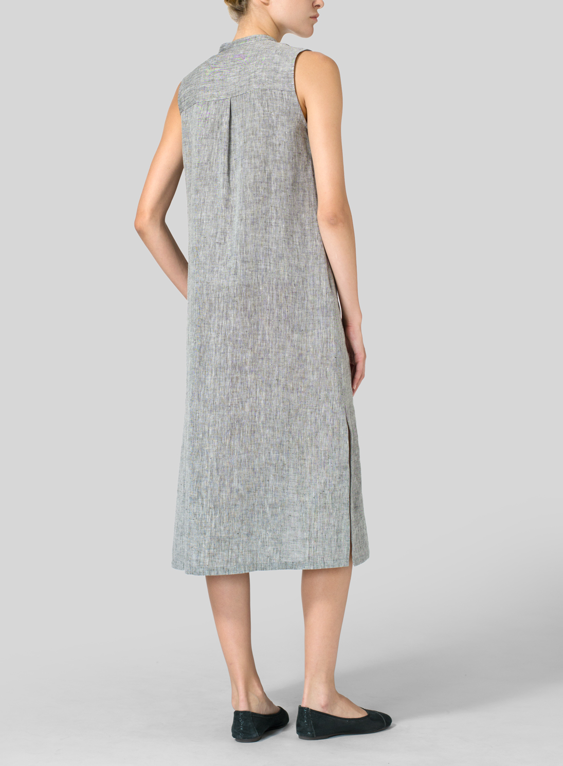 Linen Long Vest Dress