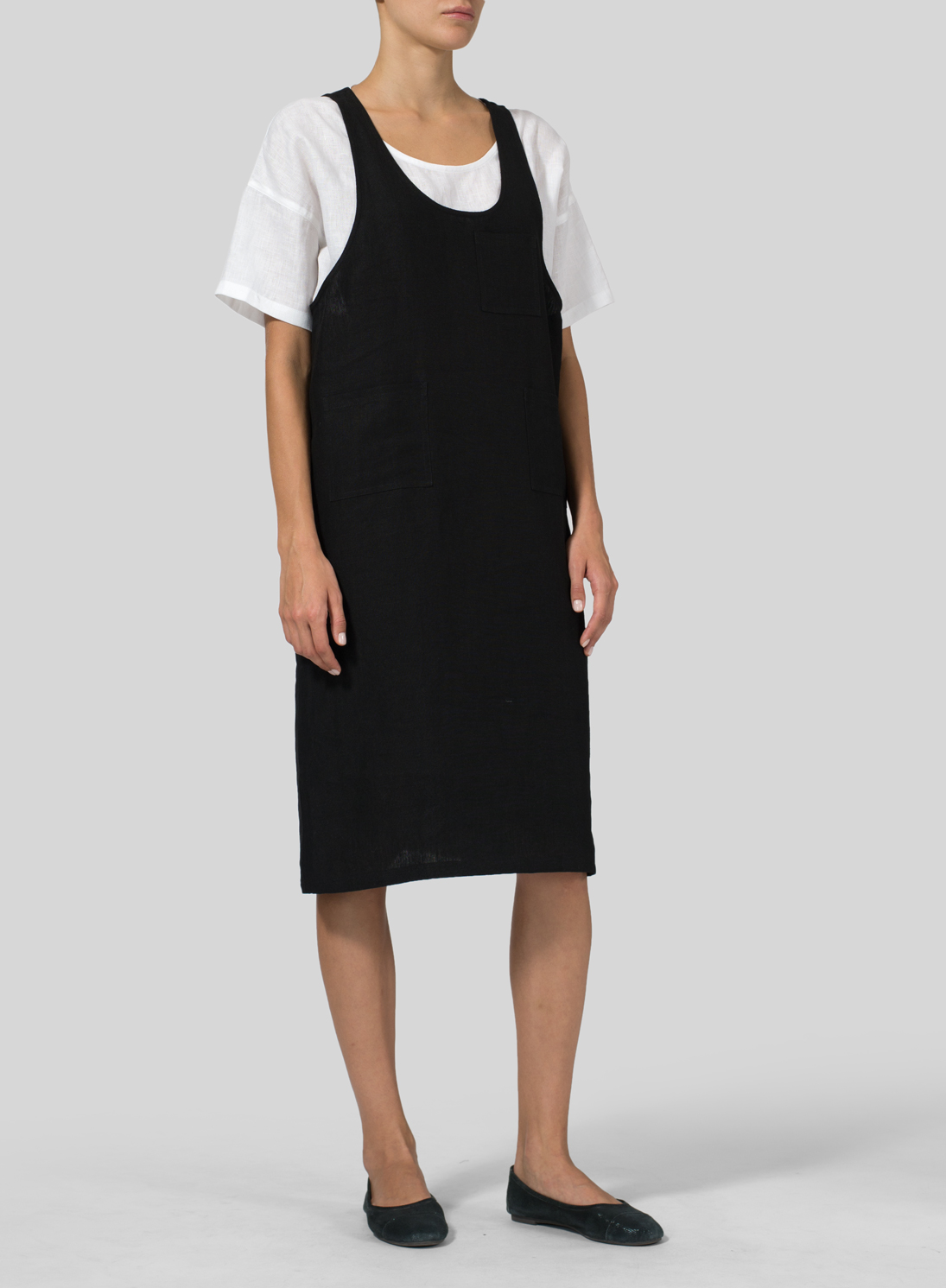 overall dress linen