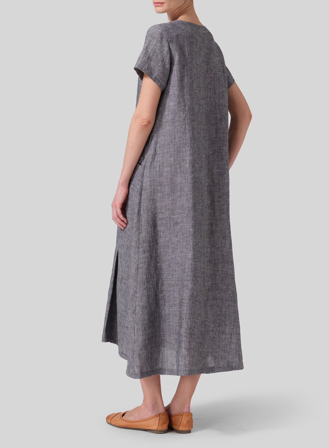 Women Linen A-Line Dress
