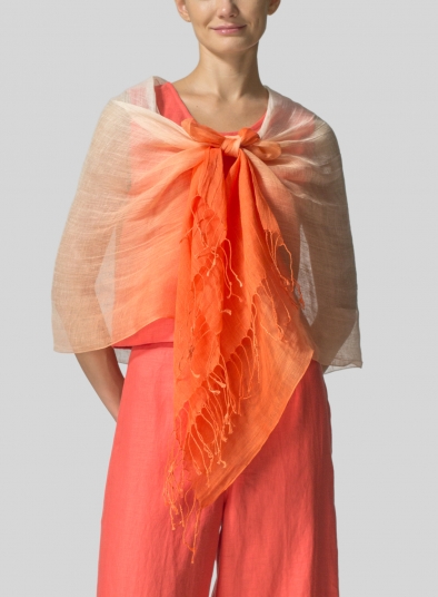 Ombre Linen Scarf