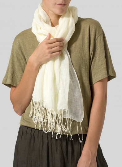 Linen Chunky Wrap Scarf
