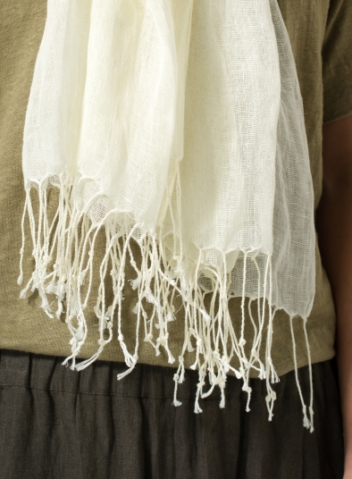 Linen Chunky Wrap Scarf