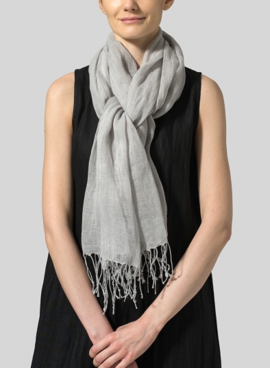 Linen Chunky Wrap Scarf