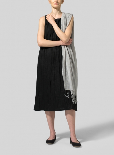 Linen Chunky Wrap Scarf