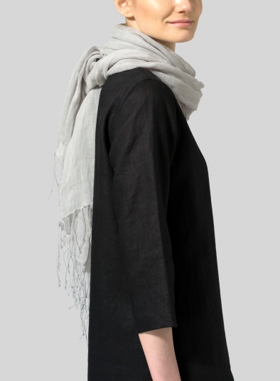 Linen Chunky Wrap Scarf