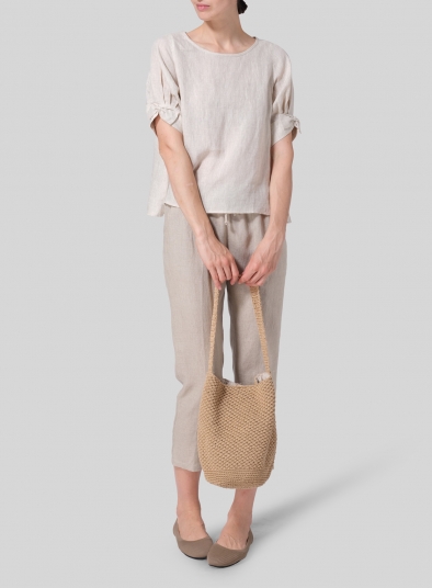 Woven Bucket Bag