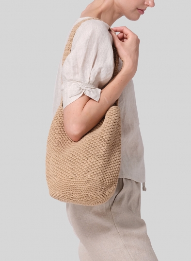 Woven Bucket Bag