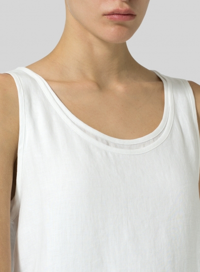 Linen Double Layered Long Dress