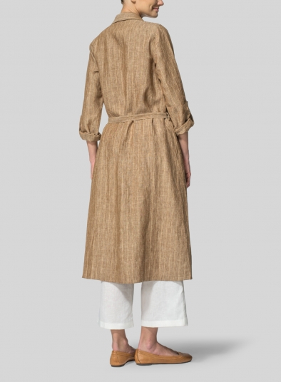 Linen Waist-Tie Dress