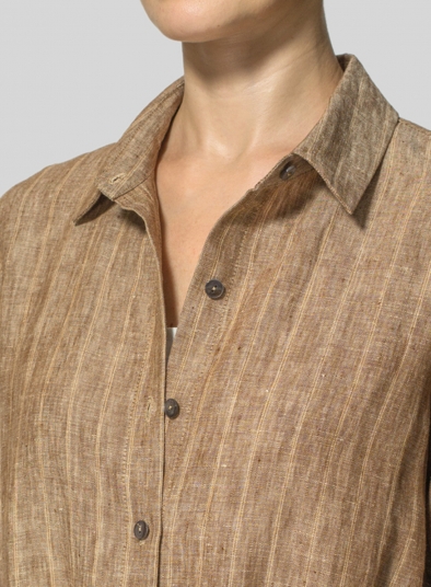 Linen Waist-Tie Dress
