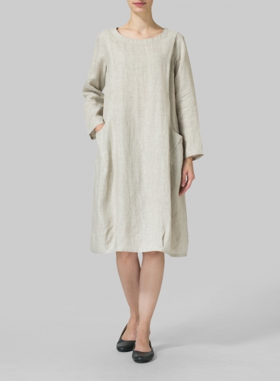 Linen Luxe Pocketed Dress