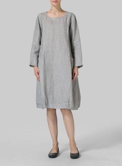 Linen Luxe Pocketed Dress