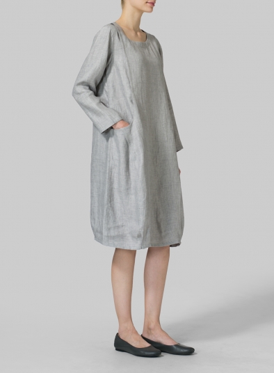 Linen Luxe Pocketed Dress