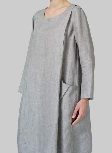 Linen Luxe Pocketed Dress