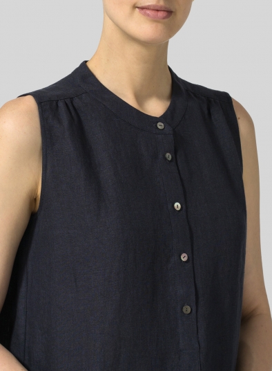 Linen Slip On Dress 