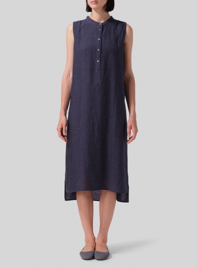 Linen Slip On Dress 