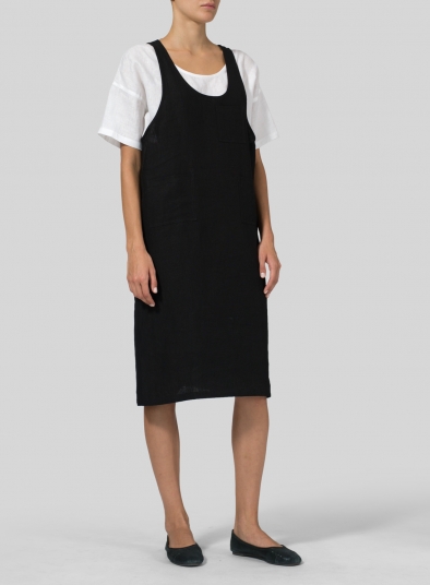 Linen Overall Dress