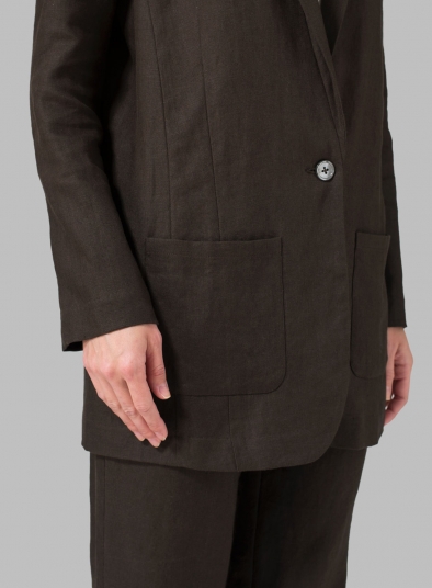 Linen Long Sleeve Jacket