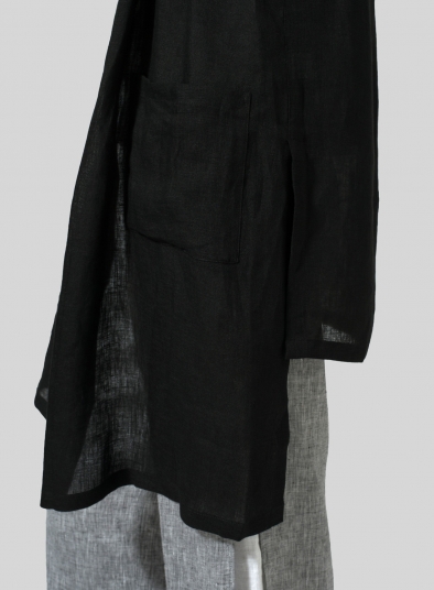 Linen Hi-Lo Hem Vest