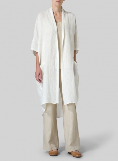 white kimono cardigan
