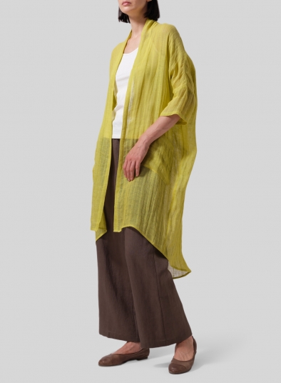 Linen Kimono Cardigan 