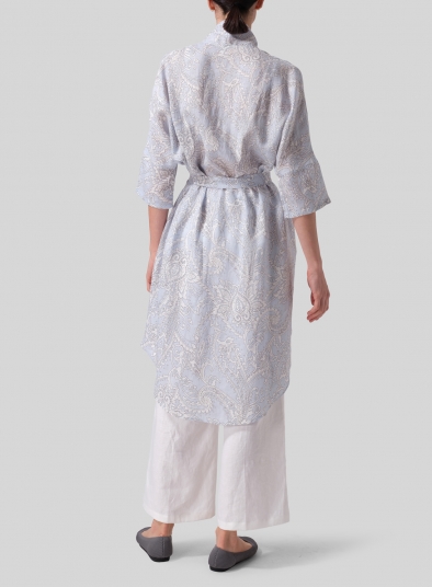 Linen Kimono Home Wear