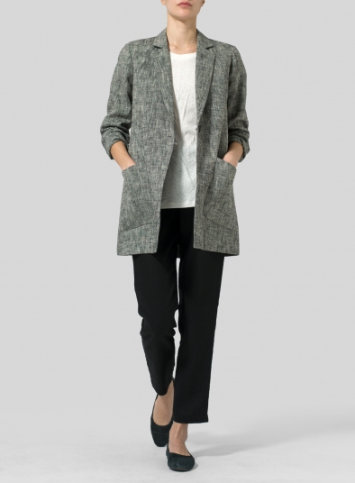 Linen Notch Lapel Jacket