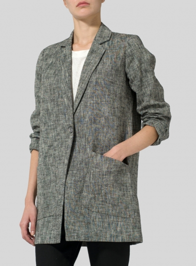 Linen Notch Lapel Jacket