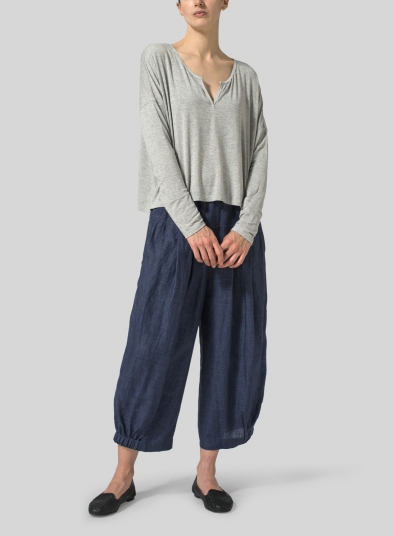 V-Neck Boxy Top