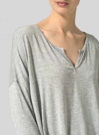 V-Neck Boxy Top