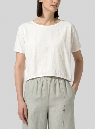 Cotton Short Sleeve Top